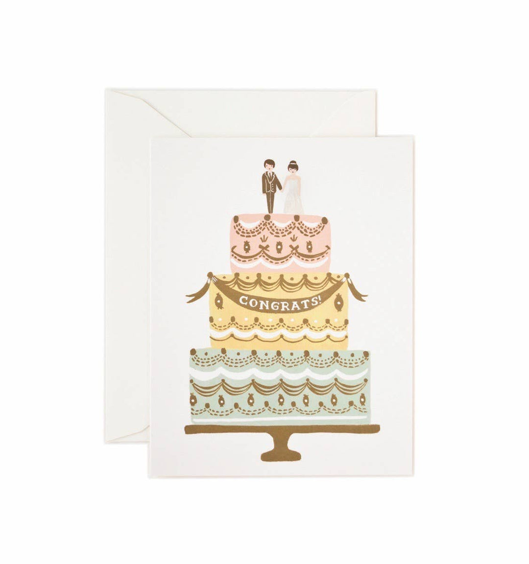 Congrats Wedding Cake Card