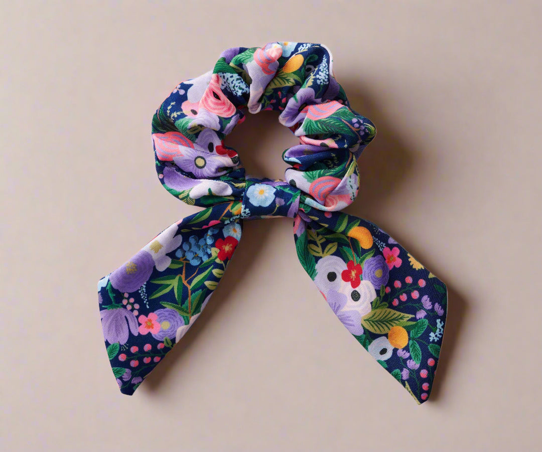 Garden Party Violet Scrunchie