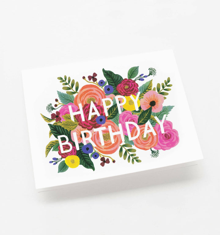 Juliet Rose Birthday Card