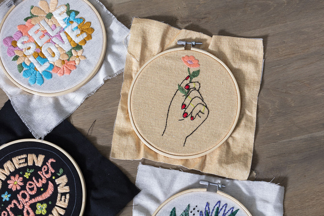 Flower Power DIY Embroidery Kit