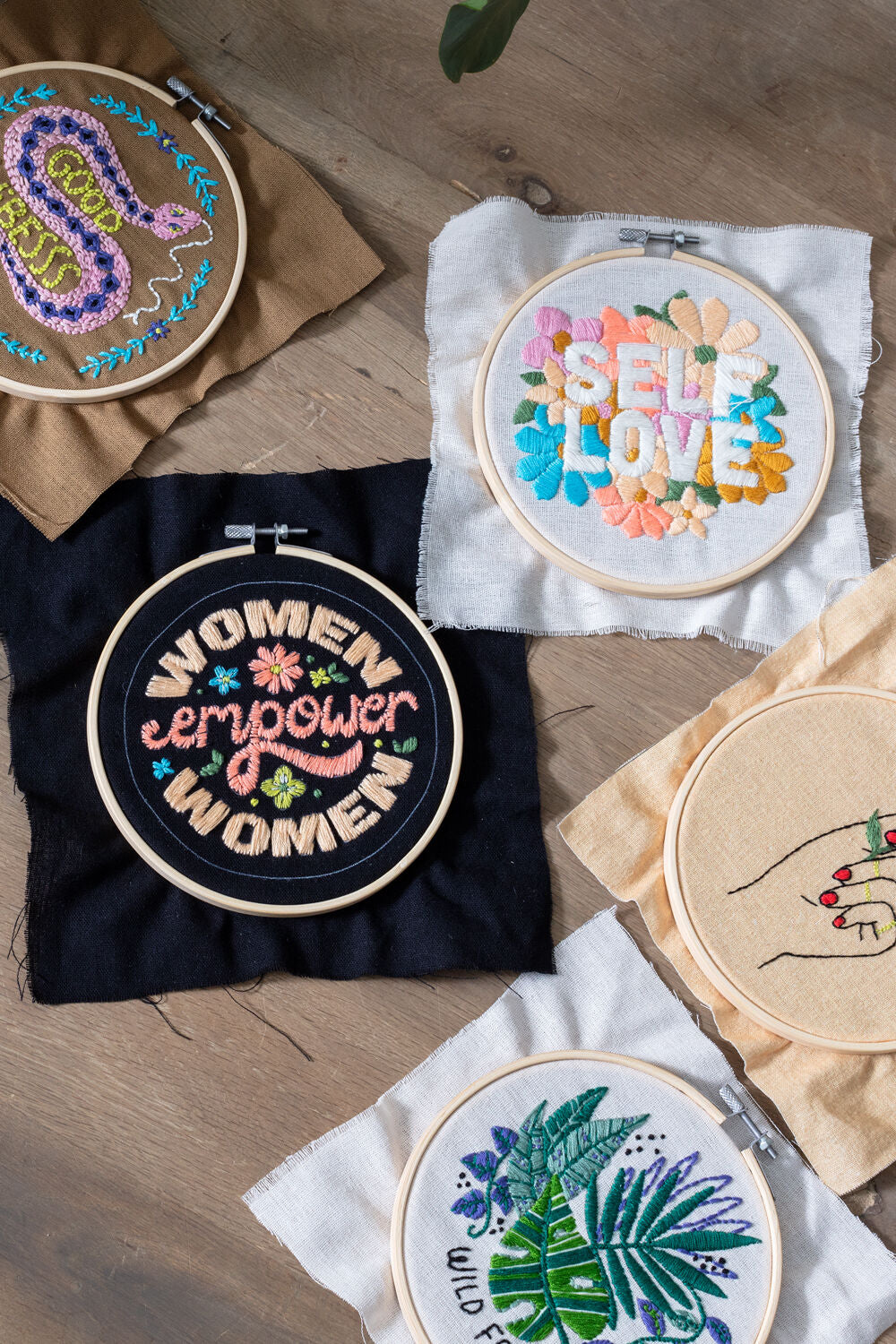 Flower Power DIY Embroidery Kit