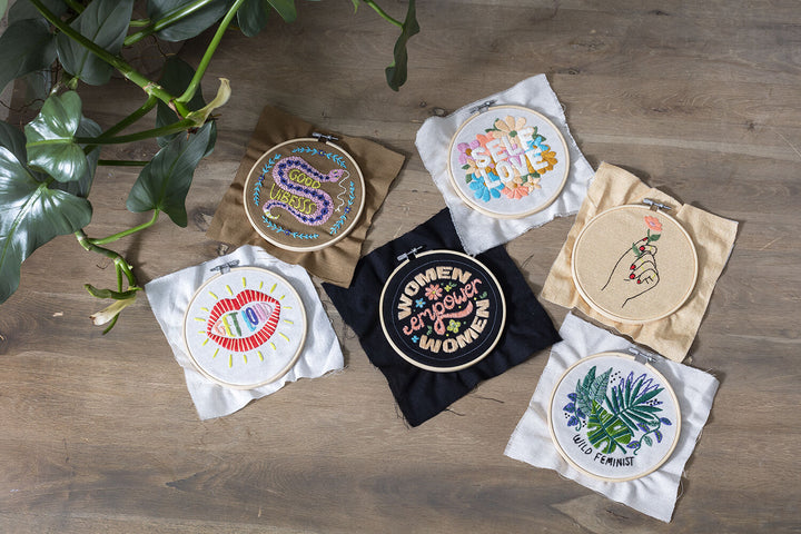 Flower Power DIY Embroidery Kit