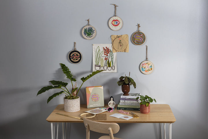 Flower Power DIY Embroidery Kit