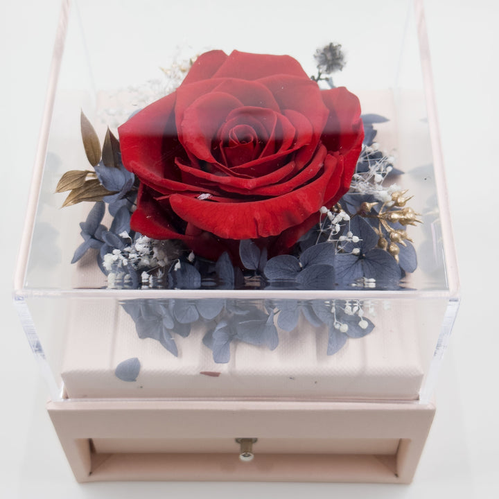 Preserved Rose Jewelry Box