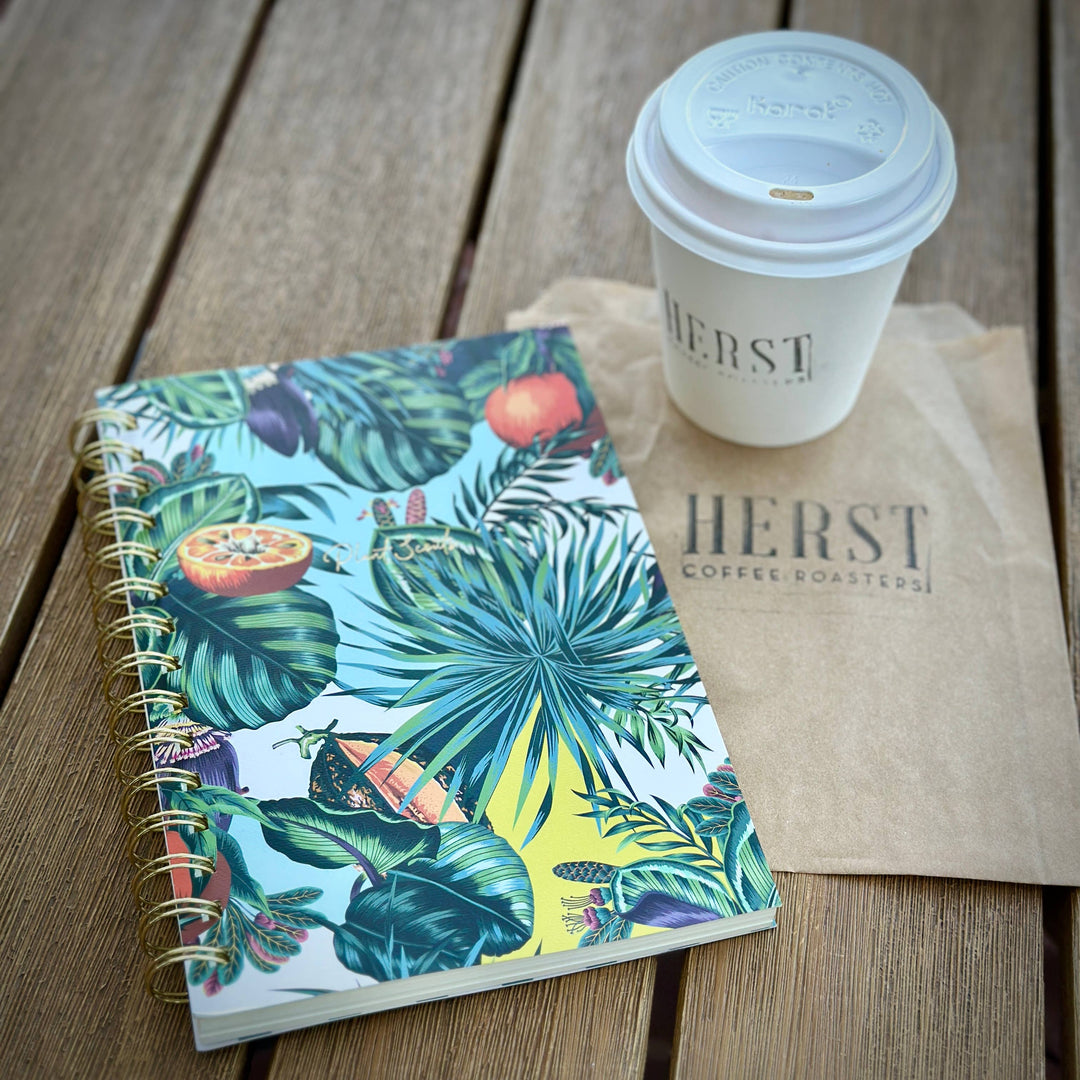 Spiral Lined Notebook - Tropical Plants