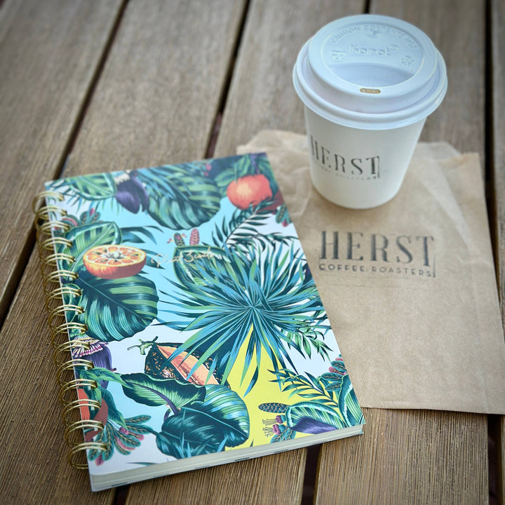 Spiral Lined Notebook - Tropical Plants