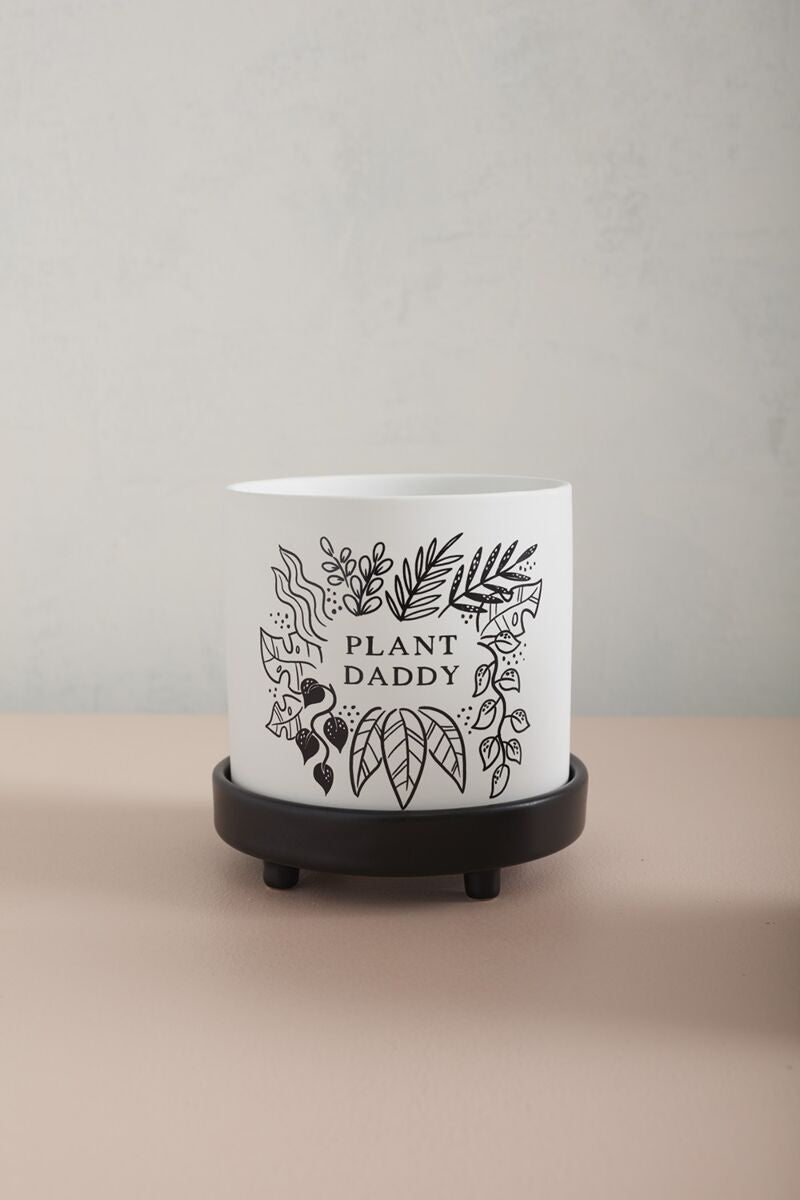 plant daddy pot Plant Daddy Pot with Saucer – Urban Botany