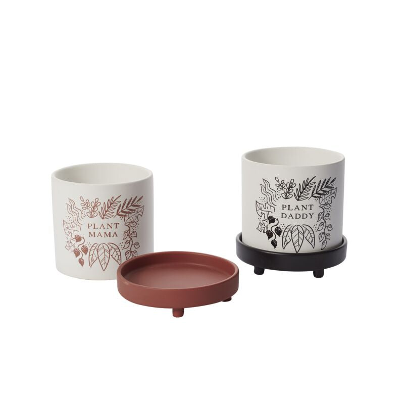 Plant Daddy Pot with Saucer