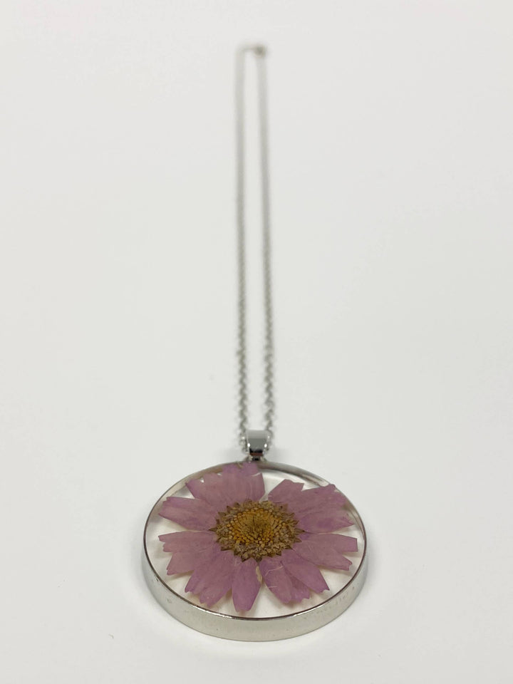 Pressed Flower Necklace - Made With Real Flowers