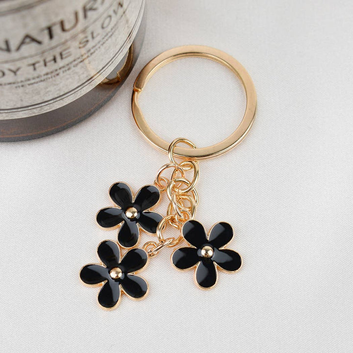 Summer Colorful Flowers Keychain