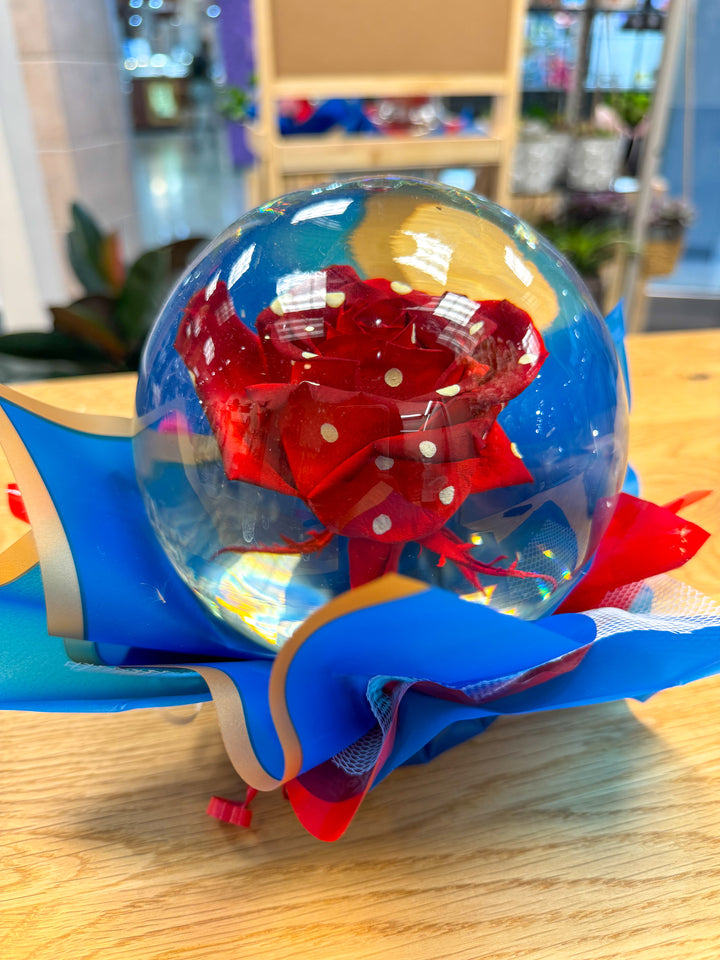 Flower Glass Globe