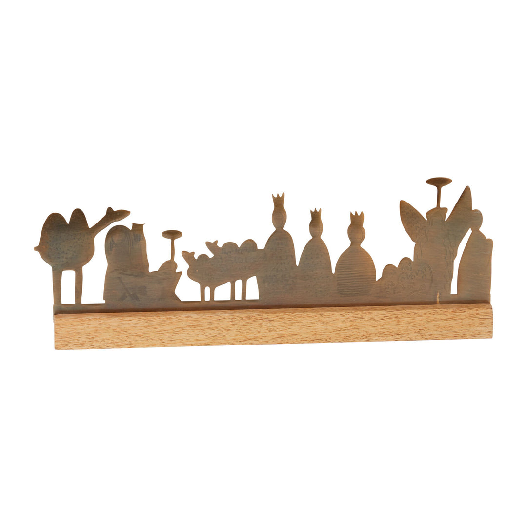 Golden Nativity Scene