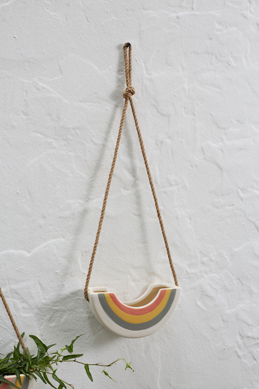 rainbow hanging planter Rainbow Hanging Planter