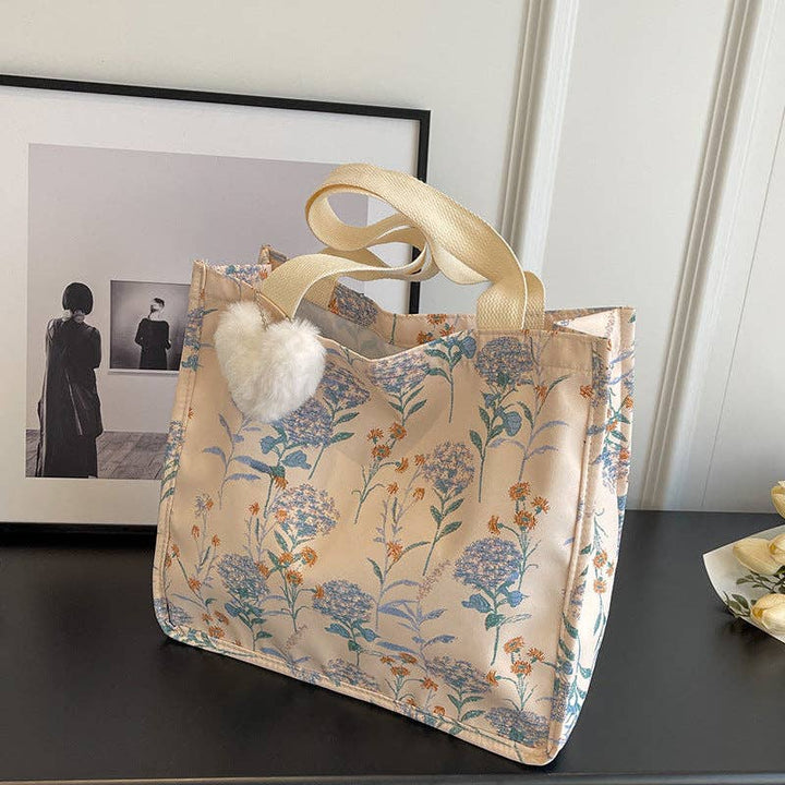 Floral Tote Shoulder Bag