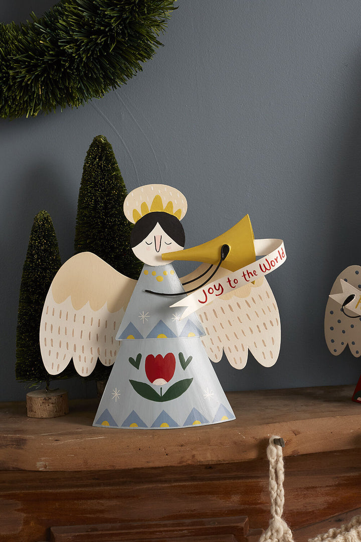 Caroling Angel Figurine