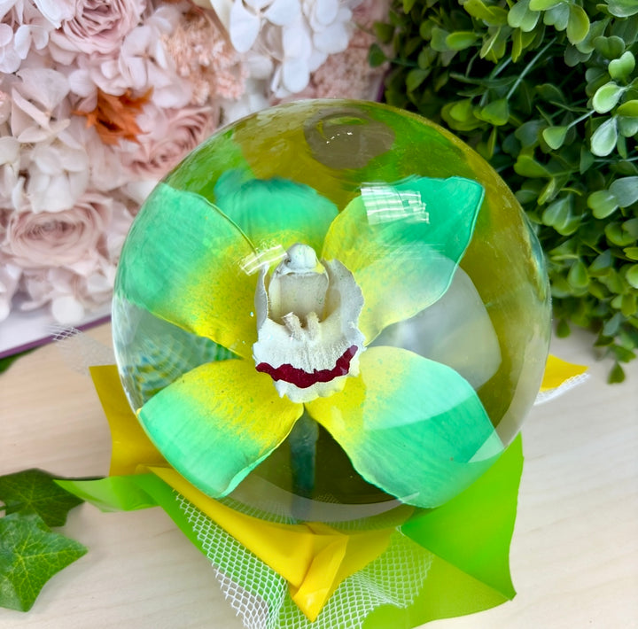 Flower Glass Globe