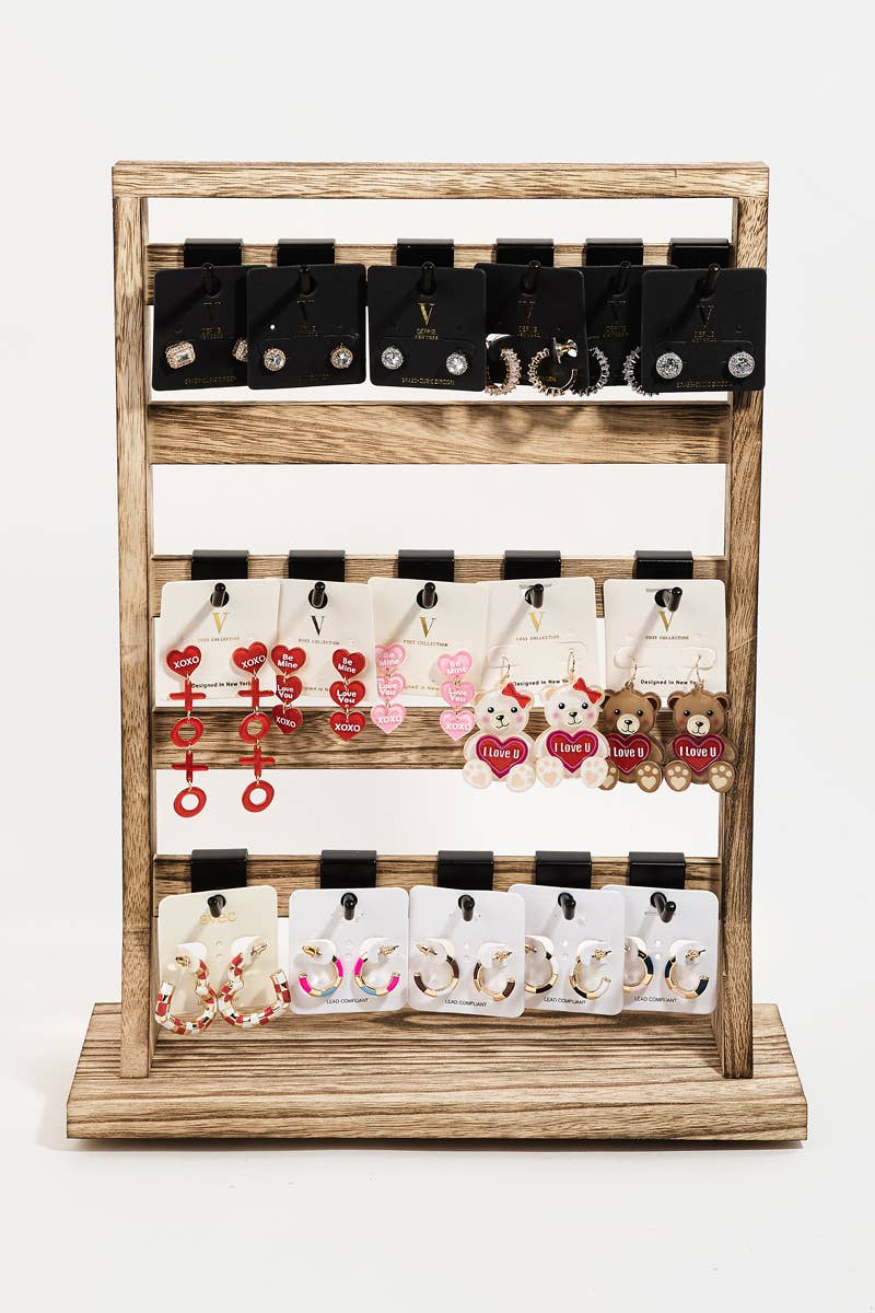 Wooden Necklace Display Stand