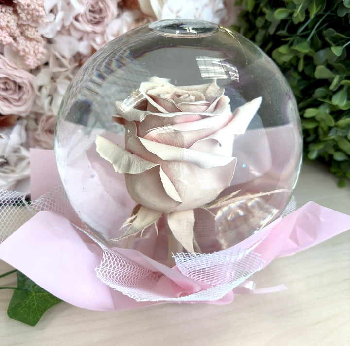 Flower Glass Globe