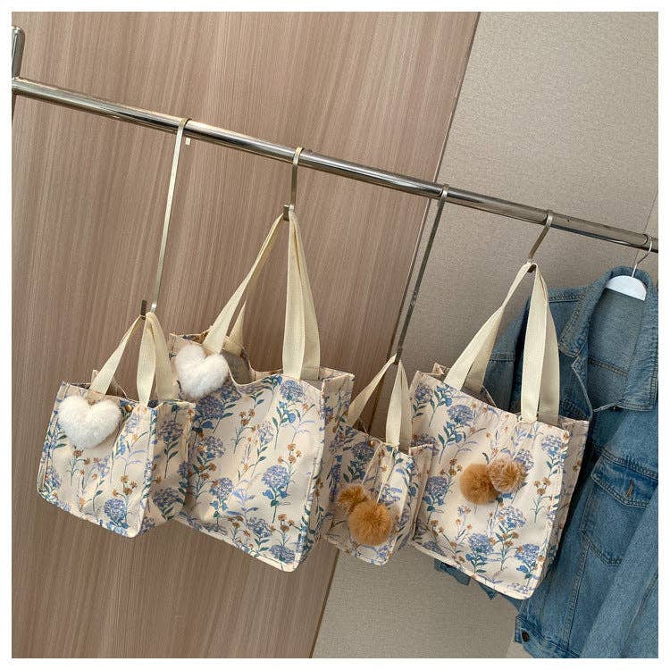 Floral Tote Shoulder Bag