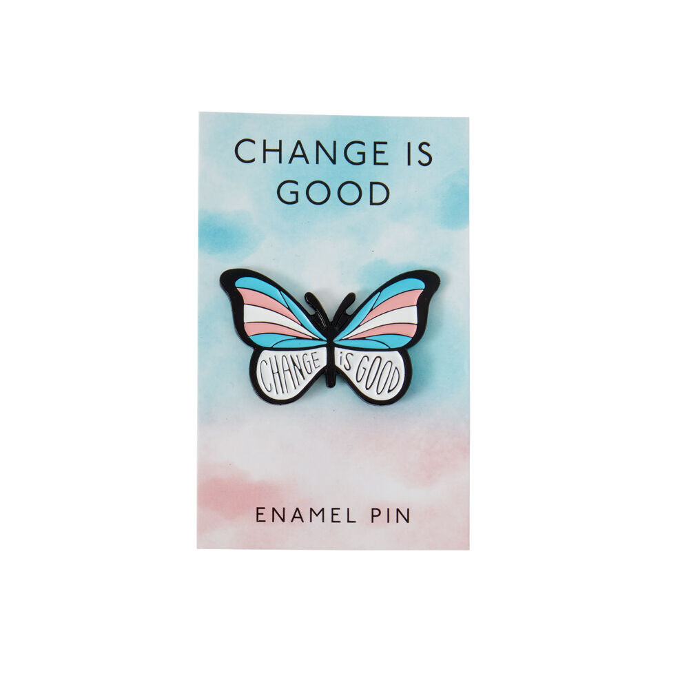 Change is Good Butterfly Enamel Pin