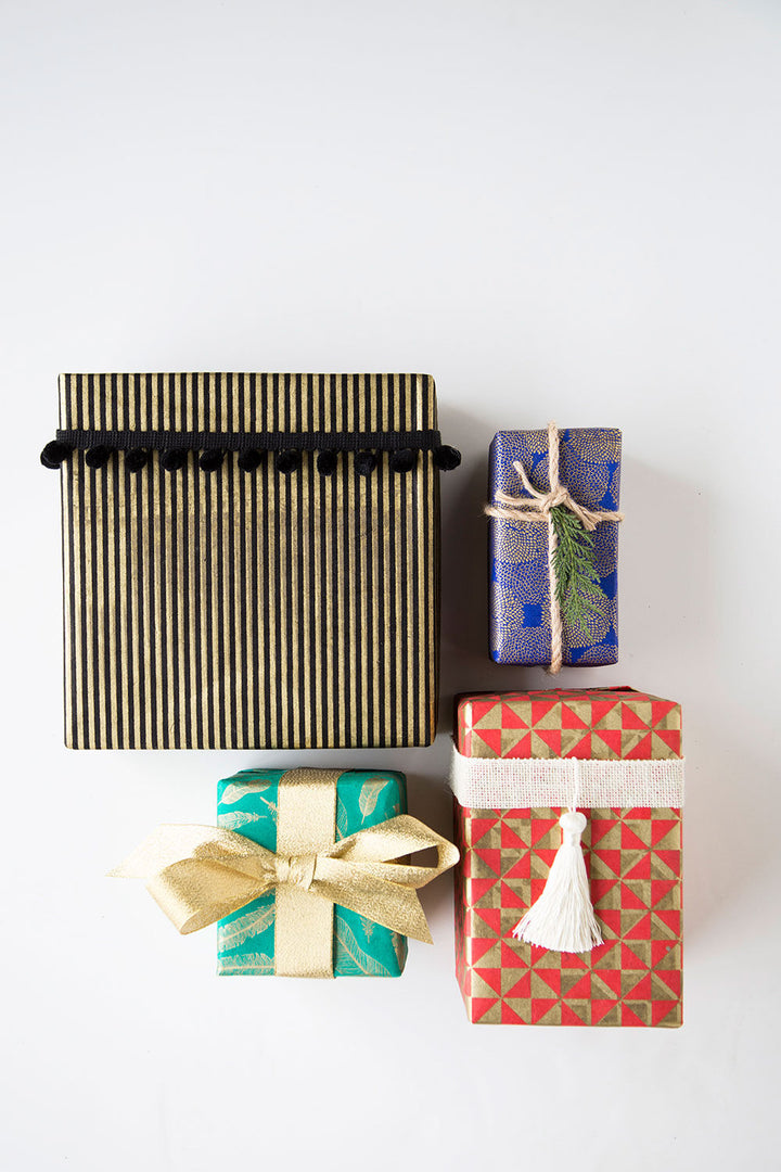 Eco Friendly Gift Wrap - 3 Sheets - 20”x30”
