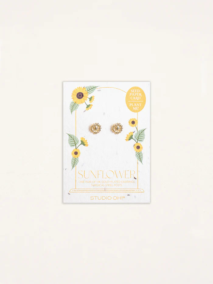 Sunflower Bloom Earrings