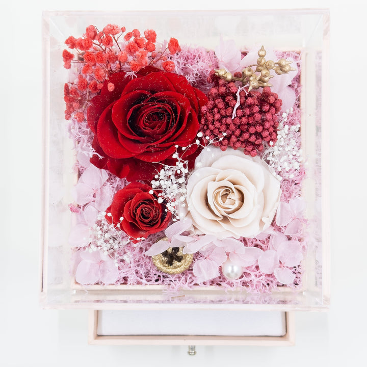 Assorted Preserved Floral Jewelry Box