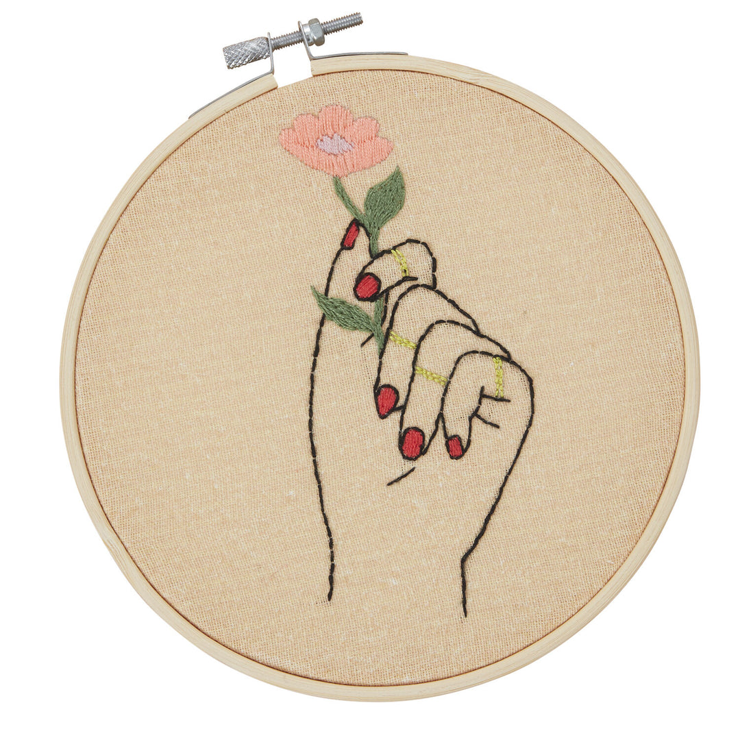 Flower Power DIY Embroidery Kit