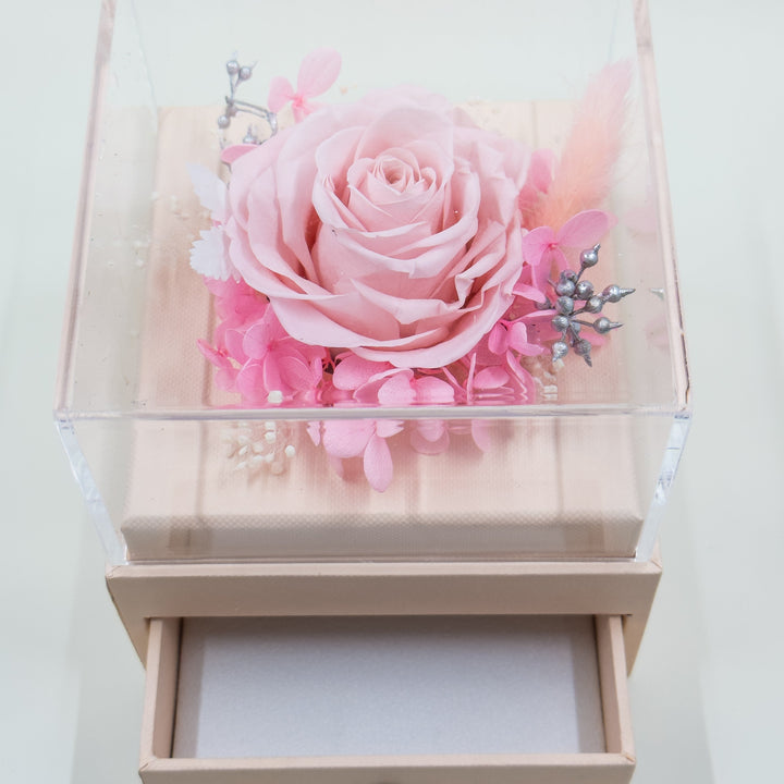 Preserved Rose Jewelry Box