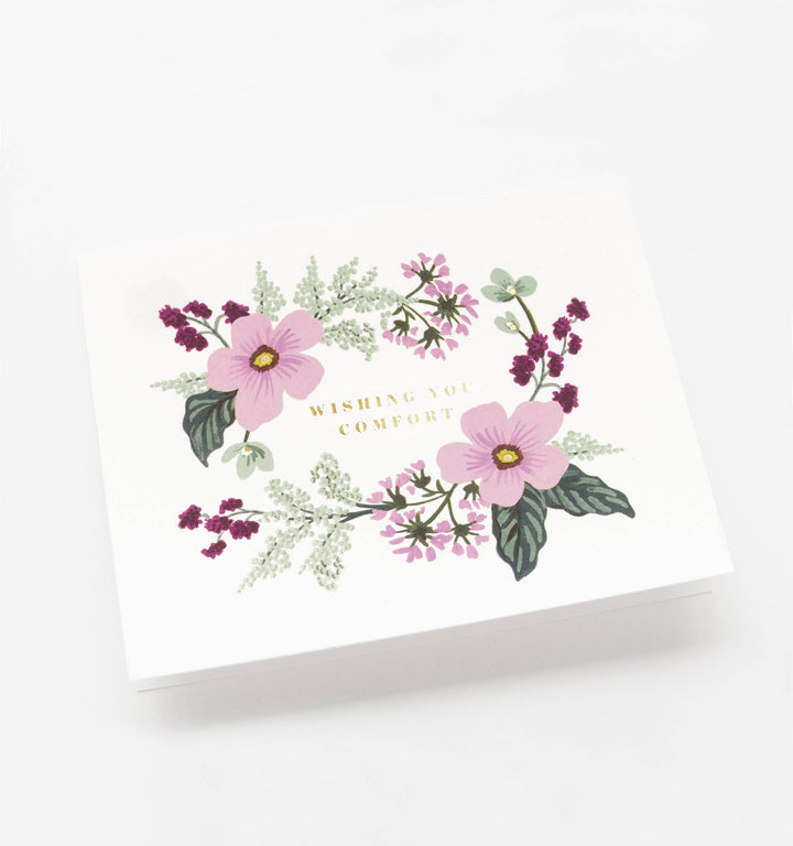 Wishing You Comfort Bouquet Card