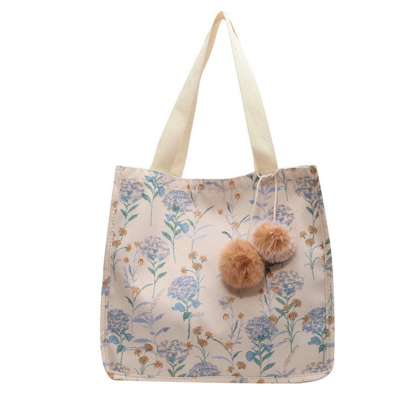 Floral Tote Shoulder Bag