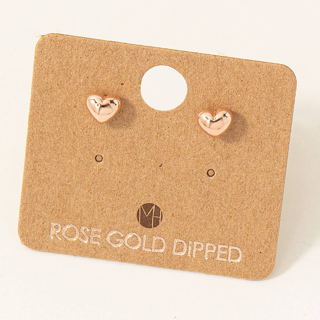 Mini Heart Stud Earrings