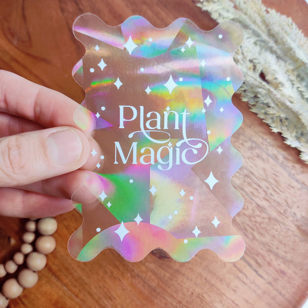 Plant Magic Suncatcher Sticker